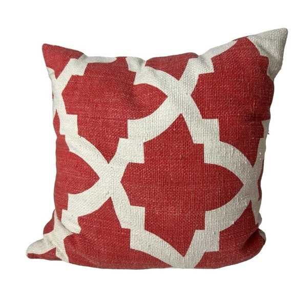Mela Artisans Ikat Pillow **COVER 20 X 20 Pearly Button Closure NEW Square Throw - Picture 3 of 10
